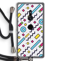 8-bit N°8: Sony Xperia XZ2 Transparant Hoesje met koord