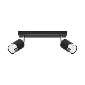 Plafondlamp NERO 2 zwart/chroom