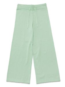 MM6 Maison Margiela Kids pantalon ample en maille - Vert