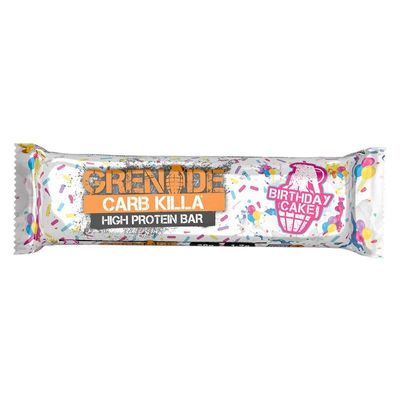 High protein bar birthday cake