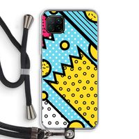 Pop Art #1: Huawei P40 Lite Transparant Hoesje met koord