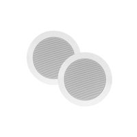 Aquasound Twist twist speakerset - spatwaterdicht - 45 watt - kleur wit ral 9016 (afm. 135 x 43 mm) - spktwist135-w