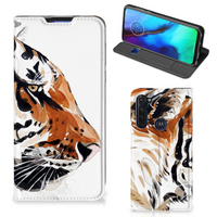 Bookcase Motorola Moto G Pro Watercolor Tiger - thumbnail