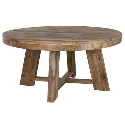 Eettafel Home ESPRIT Teakhout 160 X 160 X 78 cm