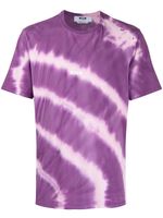 MSGM t-shirt à imprimé tie-dye - Violet - thumbnail