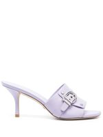 Stuart Weitzman mules en cuir Maverick 90 mm - Violet