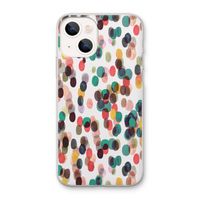 Tropical Dots: iPhone 13 mini Transparant Hoesje