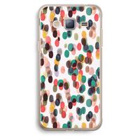 Tropical Dots: Samsung Galaxy J3 (2016) Transparant Hoesje