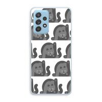 Cats: Samsung Galaxy A73 Transparant Hoesje