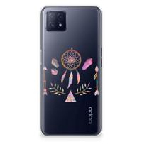 OPPO A53 5G | OPPO A73 5G Telefoonhoesje met Naam Boho Dreamcatcher OPPO A53 5G | OPPO A73 5G Telefoonhoesje met Naam Boho Dreamcatcher
