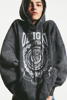 Sweatshirt met borduursels egonlab - BLACK - L/XL Sweatshirt met borduursels egonlab - BLACK - L/XL