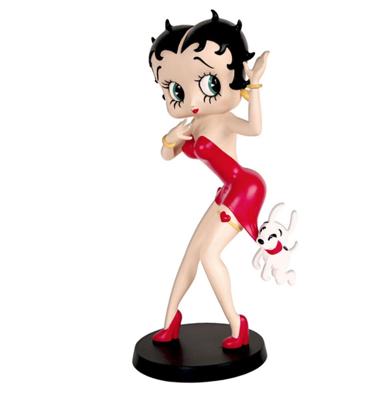 Betty Boop Achterna Gezeten Door Pudgy Beeld