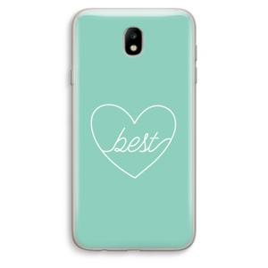 Best heart pastel: Samsung Galaxy J7 (2017) Transparant Hoesje