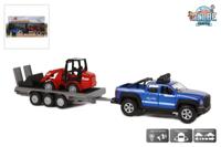 Kids Globe Terreinwagen met aanhanger en shovel