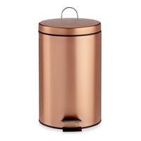 Pedaalemmer Metaal Koper Plastic 7 L (20,5 x 30,5 x 26 cm)