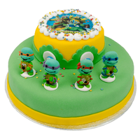 3D Ninja Turtle Taart