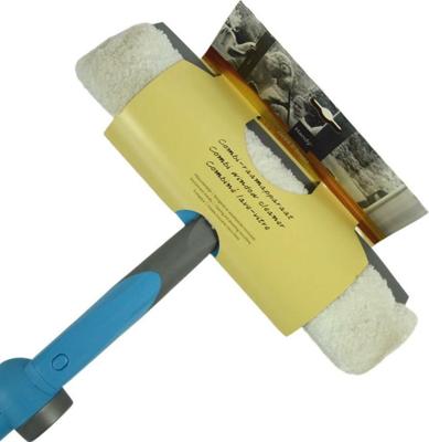 Handy raamwisser met telescooparm 150 cm blauw/grijs