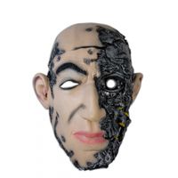 Latex horror masker cyborg   -