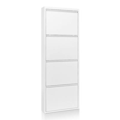 Kave Home Schoenenkast 'Bogota' 4-deurs, kleur Wit