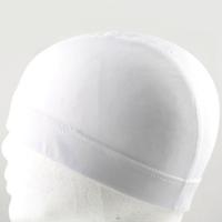 Hip Hop Dome Cap pruik elastische Cap (wit)