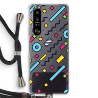 8-bit N°8: Sony Xperia 1 III Transparant Hoesje met koord