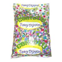 Funny Fashion Confetti snippers van papier - multi colours mix - 250 gram zakje - feestartikelen   -