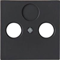 Kopp HK07 antraciet afdekplaat voor coax - 4623040