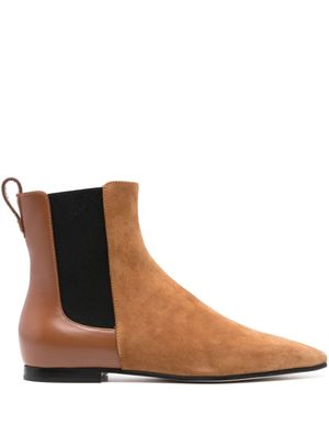 Fabiana Filippi bottines à bout pointu - Marron