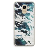 Golven: Samsung Galaxy J6 (2018) Transparant Hoesje