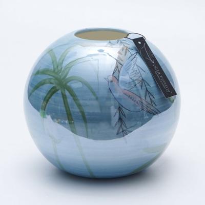 Magic Ball Vaas Palm 20x20x19cm blauw