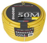 Slang getricoteerd 25m 1 inch geel - Talentools