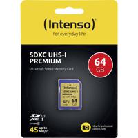 Intenso 3421490 flashgeheugen 64 GB SDXC UHS-I Klasse 10 - thumbnail