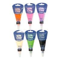 Creativ Company Silk clay creamy extra kleuren, 6x35ml