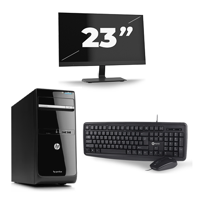 HP Pavilion p6 Series Micro Tower - Intel Core i7-3e Generatie - 16GB RAM - 256GB SSD - Windows 10 + 1x 23 inch Monitor HP Pavilion p6 Series Micro Tower - Intel Core i7-3e Generatie - 16GB RAM - 256GB SSD - Windows 10 + 1x 23 inch Monitor