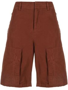 rag & bone bermuda en coton à taille haute - Marron