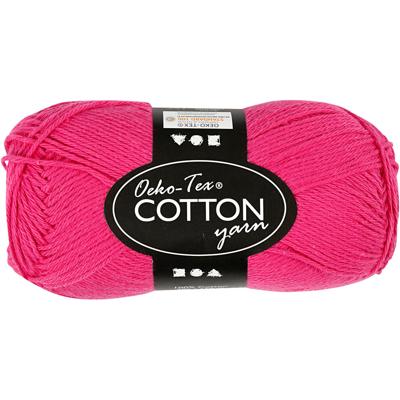 Creativ Company Katoengaren, roze, 50gr, 170m