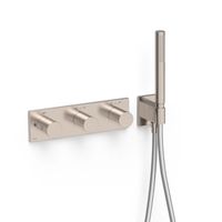Douchekraan Tres B-System | Inbouw | Thermostaatkraan | Excl.Inbouwdeel | 4-weg | Rechthoek | RVS look