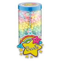 Creative Craft Group Regenboogkleurige kralen in pot