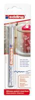 Paintmarker edding 751 oliebasis 1-2mm zilver bls