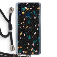 Terrazzo N°10: Samsung Galaxy A20s Transparant Hoesje met koord