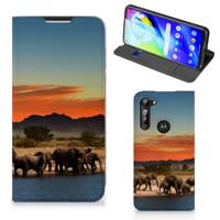 Motorola Moto G8 Power | Hoesje maken | Olifanten