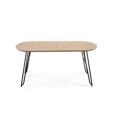Kave Home Novac eettafel uitschuifbaar 140/220x90 cm