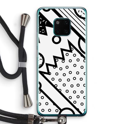 Pop Art #4: Huawei Mate 20 Pro Transparant Hoesje met koord