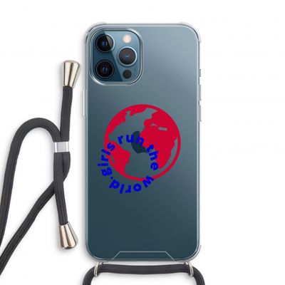 Run The World: iPhone 12 Pro Transparant Hoesje met koord