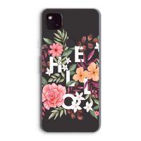 Hello in flowers: Google Pixel 4a 5G Transparant Hoesje