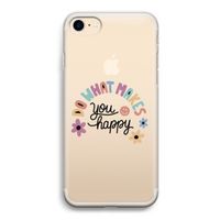 Happy days: iPhone 7 Transparant Hoesje