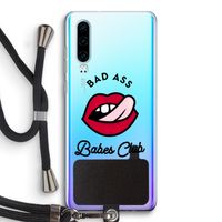 Badass Babes Club: Huawei P30 Transparant Hoesje met koord
