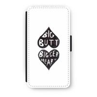 Big butt bigger heart: iPhone X Flip Hoesje