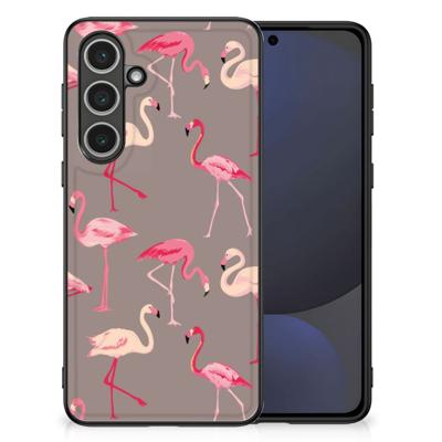 Samsung Galaxy S24 FE Dierenprint Telefoonhoesje Flamingo
