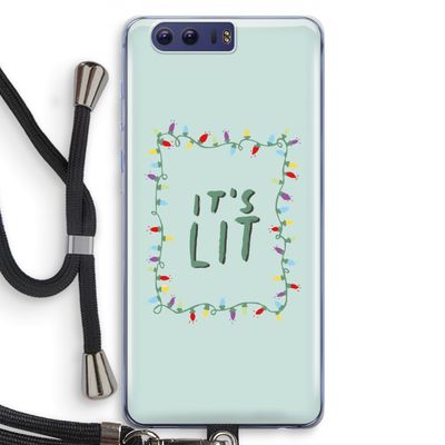 It's Lit: Honor 9 Transparant Hoesje met koord